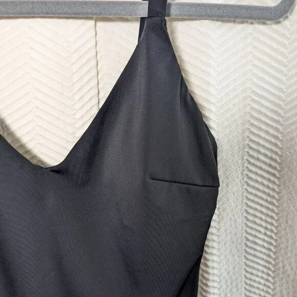 Andie The Marco One Piece Swimsuit Black Size Small Minimalist Vacation Resort - Picture 5 of 10